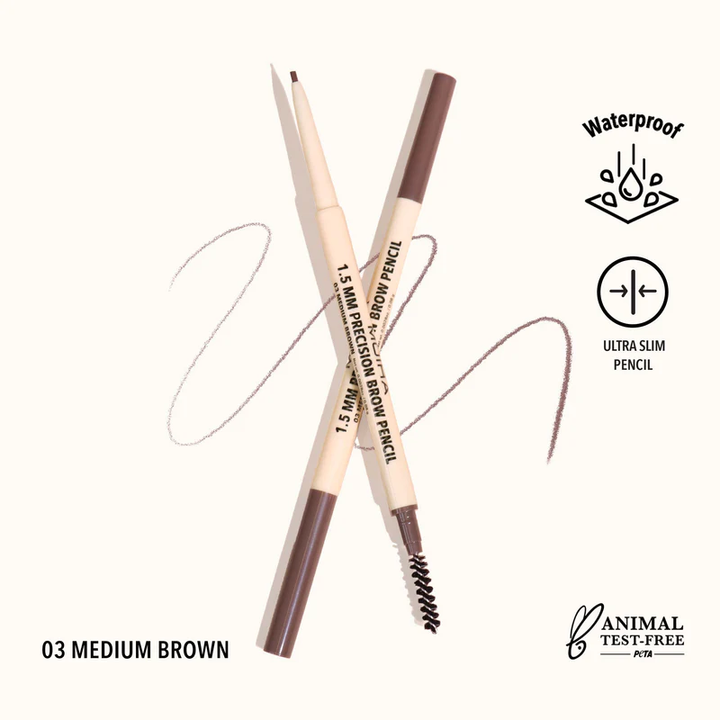 Crayon para cejas Moira Precision 003 Medium Brown