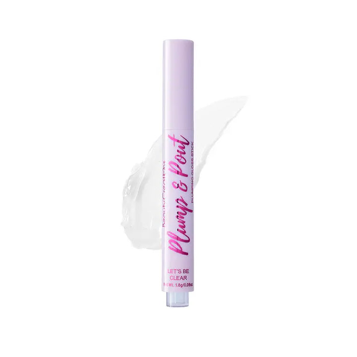 Lipgloss Stick Beauty Creations Plump y Pout Lets be clear
