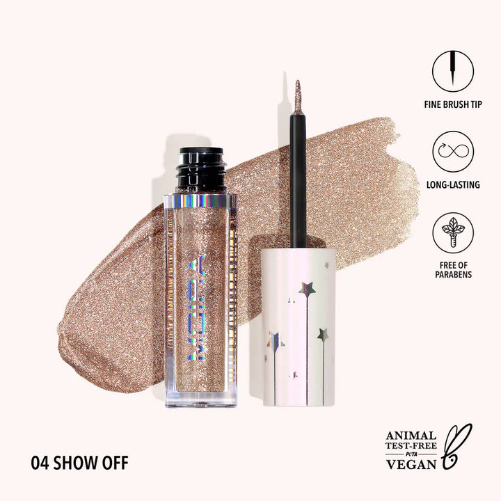 Delineador líquido Moira Glitter Glitter 04 show off