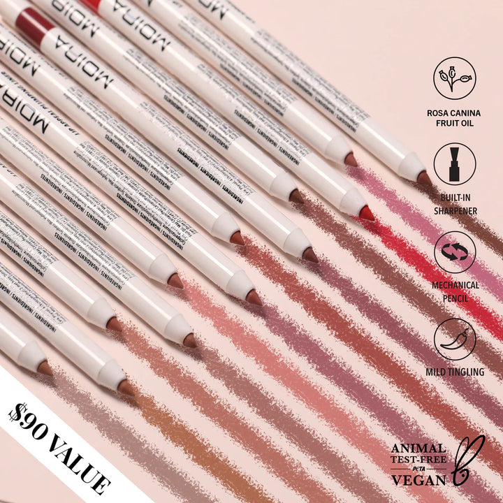 Delineador para labios Retractil Moira appeal plumping 11 Rhapsody