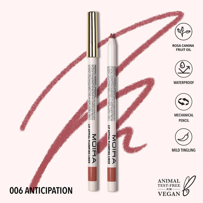 Delineador para labios Retractil Moira appeal plumping 06 Anticipation