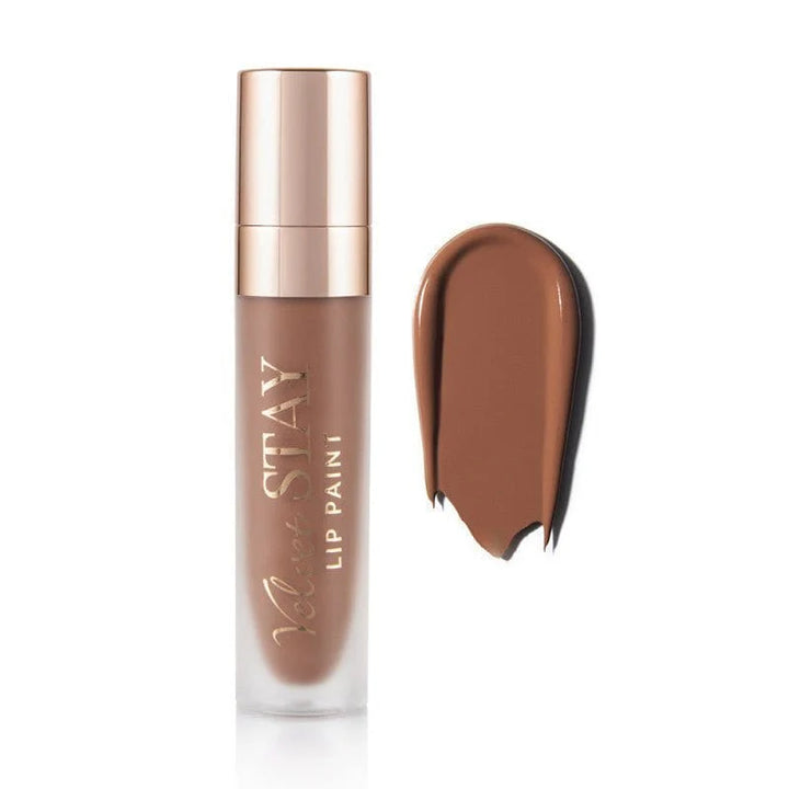 Labial líquido mate Beauty Creations Velvet stay Choco latte