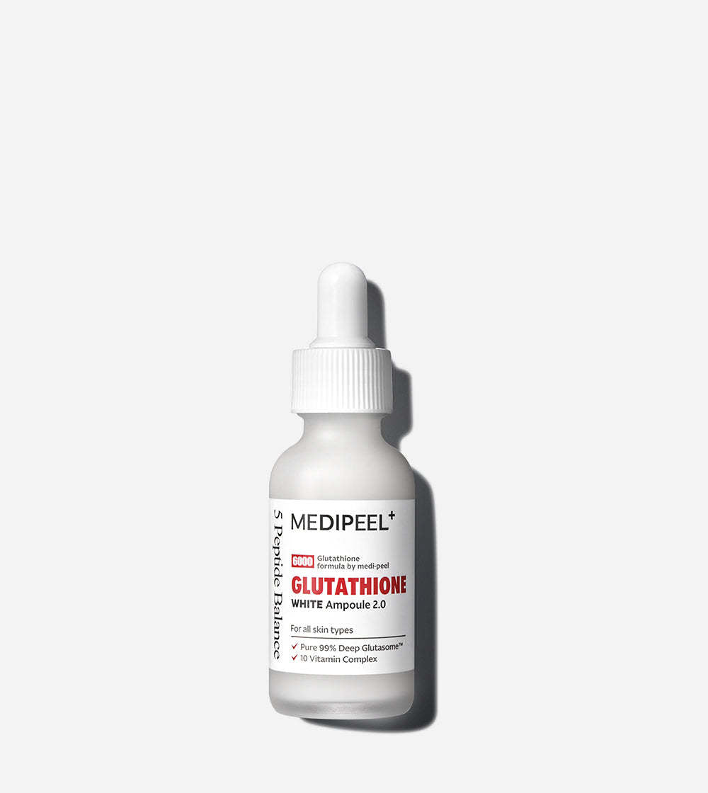 bio glutathione como se aplica Ampoule Medipeel Bio-Intense Gluthatione White 30 ml Multivitamin Size:2oz Glass Dropper Bottle inner beauty has been