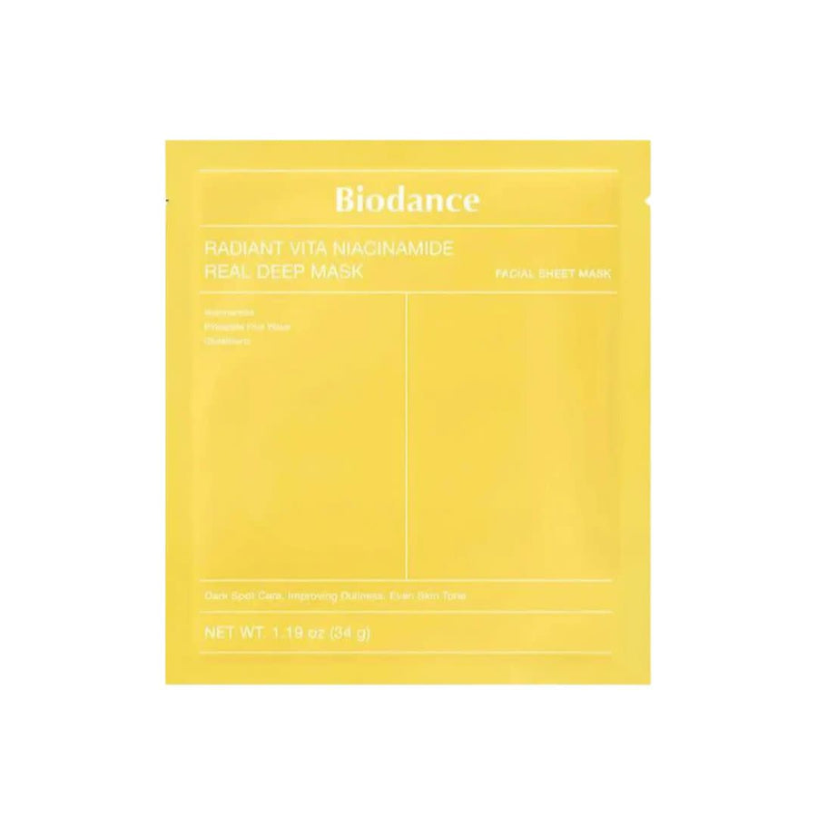 Mascarilla Facial Biodance Radiant Vita Niacinamide 34g Biodance