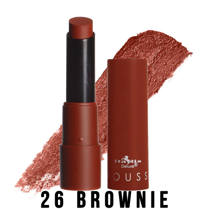 Labial barra Mousse Matte Italia Deluxe 26 Brownie