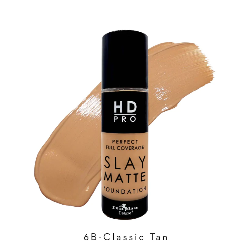 Maquillaje líquido Italia Deluxe 6B HD Pro matte Classic tan