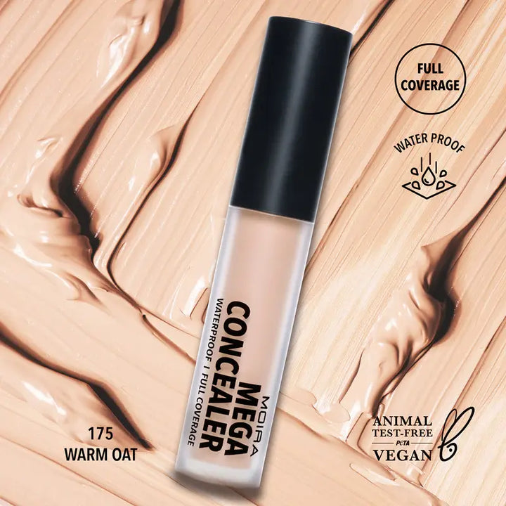 Corrector líquido Moira Mega concealer 175 Warm Oat