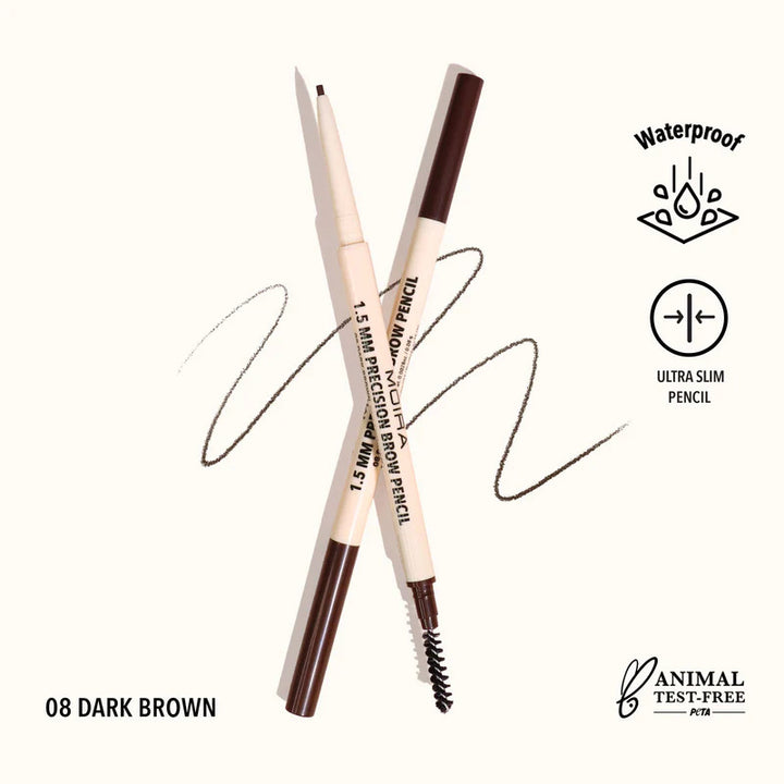 Crayon para cejas Moira Precision 008 Dark Brown