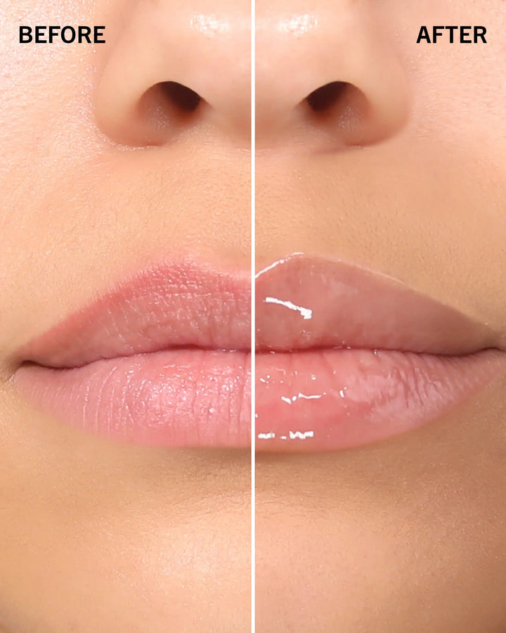 Lip oil glaze Moira Plumper 01 Spicy rose