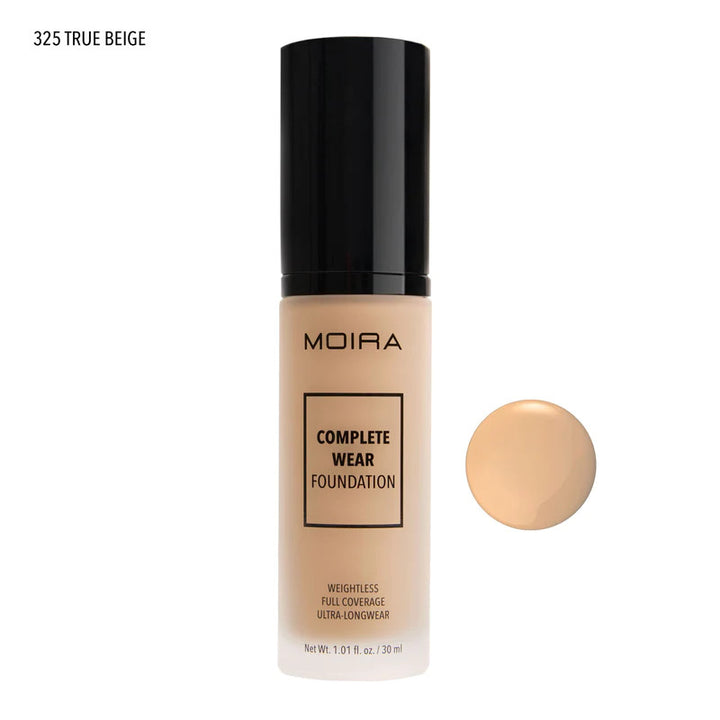 Maquillaje líquido Moira 325 True Beige