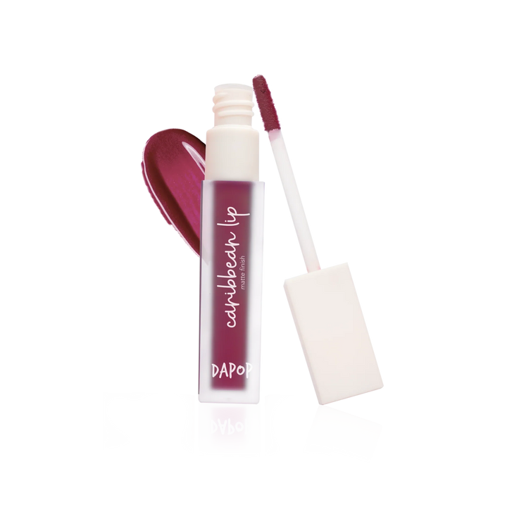 Labial líquido matte Dapop Caribbean lip 8 flame