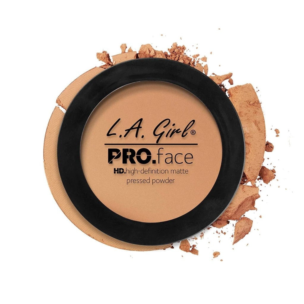 Polvo compacto mate La Girl Warm honey