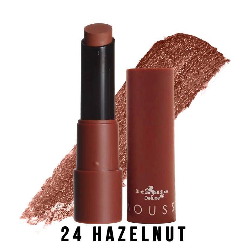 Labial barra Mousse Matte Italia Deluxe 24 Hazelnut