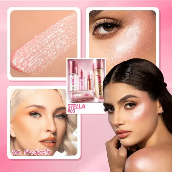 Iluminador Liquido Pink up Perfect Glow 03 Stella 9g Pink Up