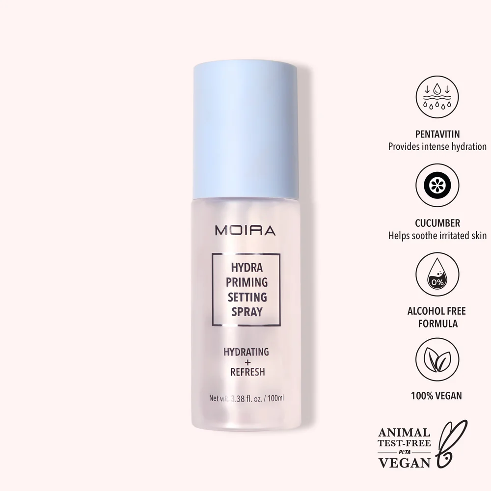 Fijador de maquillaje líquido Moira Hydra priming