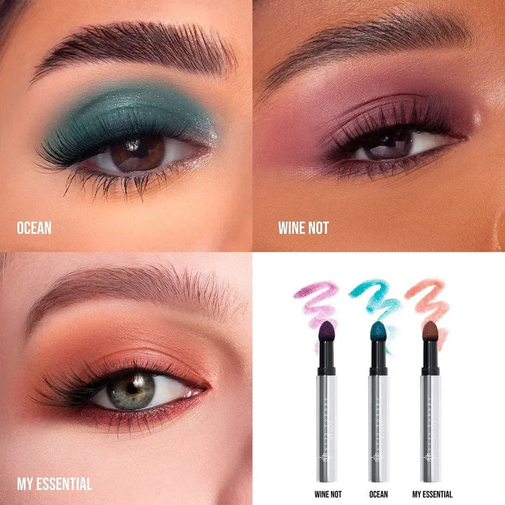 Sombra en lapiz con esponja Beauty Creations x Luis Torres My essentials 3 piezas