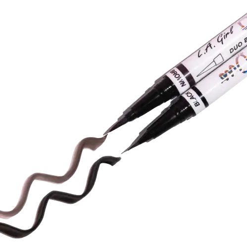 Delineador liquido La Girl Blissful Duo Black Brown