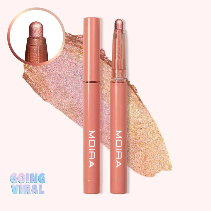 Sombra en barra Moira Stellar glaze stick 04 Beauty queen