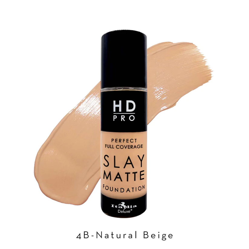 Maquillaje líquido Italia Deluxe HD Pro matte 4B Natural beige