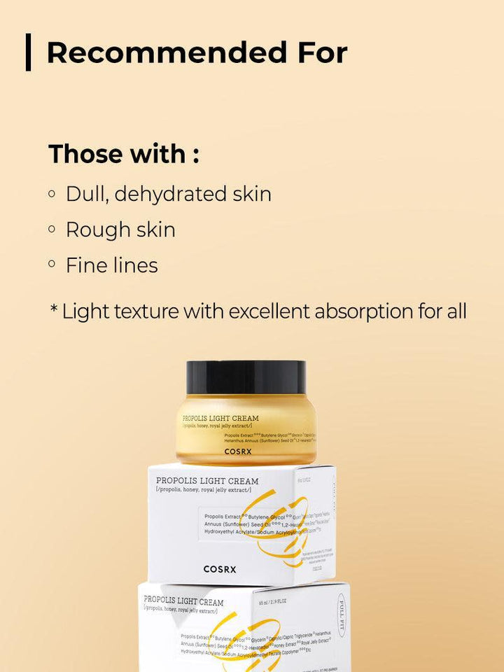 Crema facial Cosrx Propolis light 65 ml