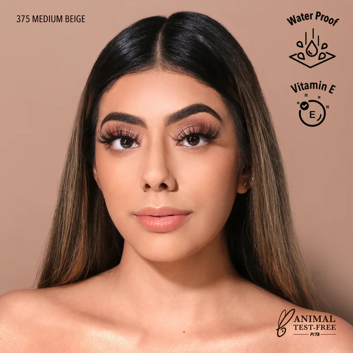 Maquillaje líquido Moira 375 Medium Beige