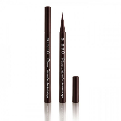 Delineador plumin Bissu Cafe mate