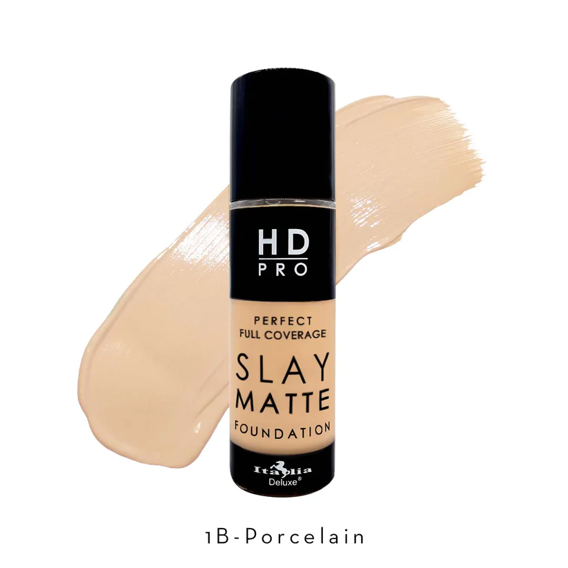 Maquillaje líquido Italia Deluxe HD Pro matte 1B Porcelain