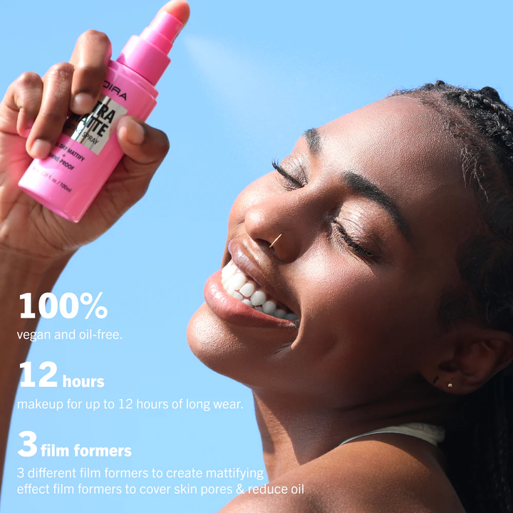 Fijador de maquillaje líquido Moira Ultra matte