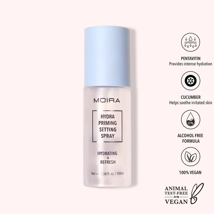 Fijador de maquillaje líquido Moira Hydra priming