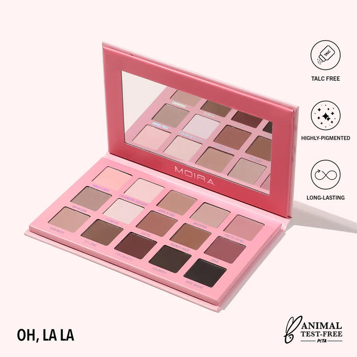 Paleta de sombras Moira Oh la la