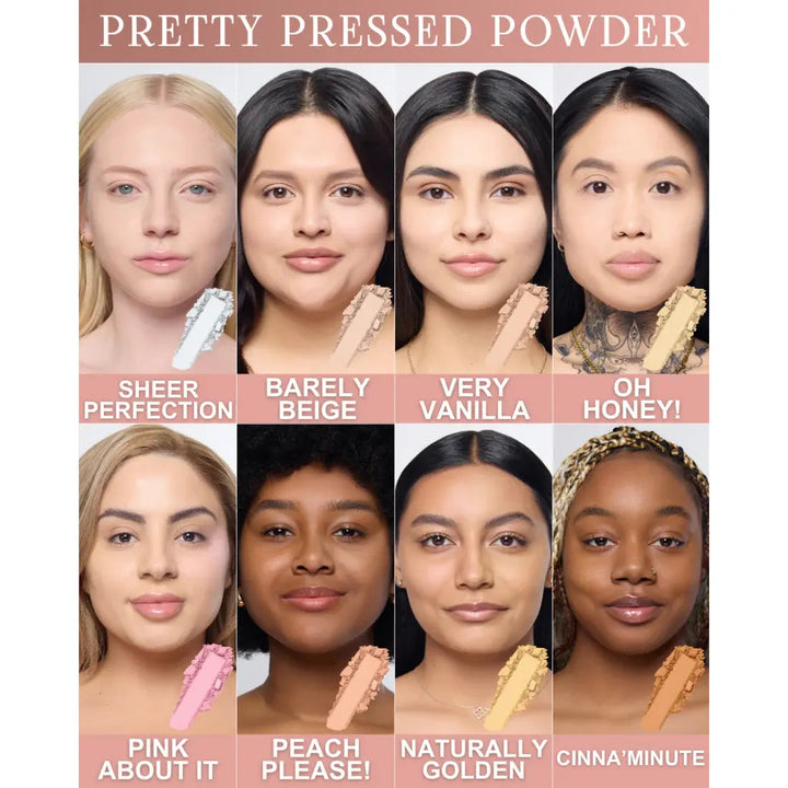 Polvo Fijador Compacto Beauty Creations Pretty Pressed Barely Beige 7g Beauty Creations