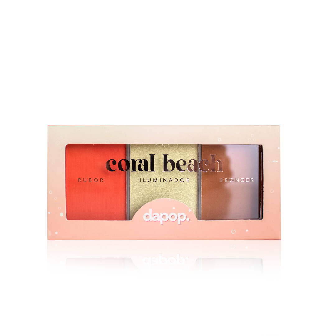 Paleta de rostro Dapop Coral beach Claro