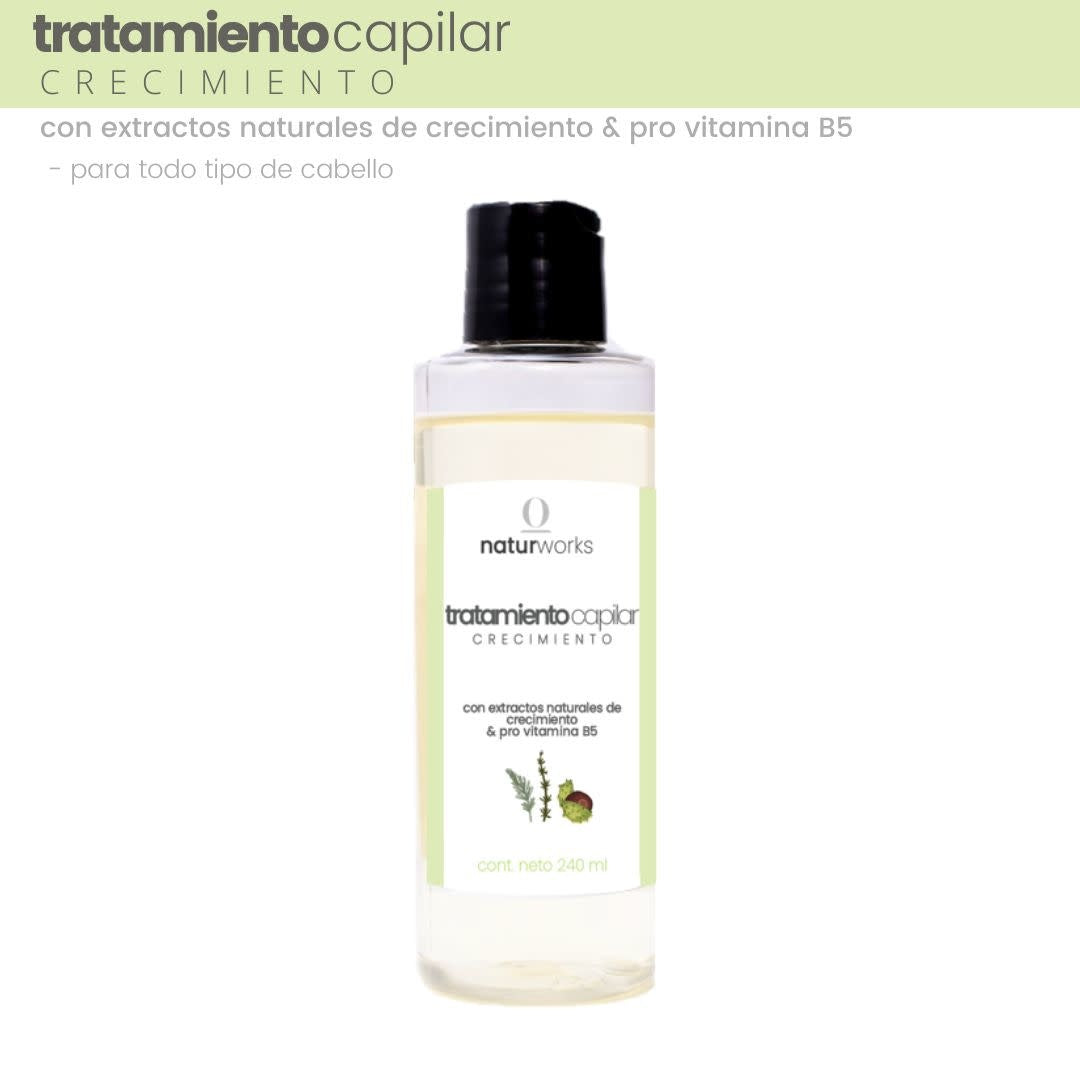 Tratamiento capilar Naturworks Crecimiento con pro vitamina B5 240 ml