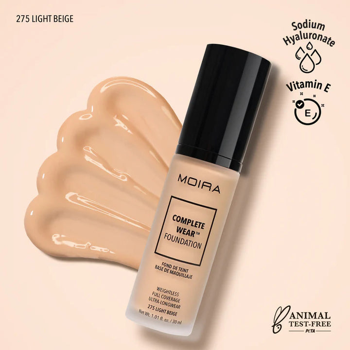 Maquillaje líquido Moira 275 Light Beige