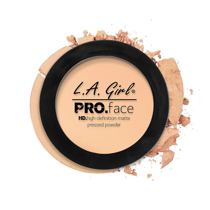 Polvo compacto mate La Girl Porcelain