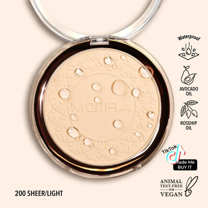 Polvo fijador Moira Soft Focus Waterproof 200 Light