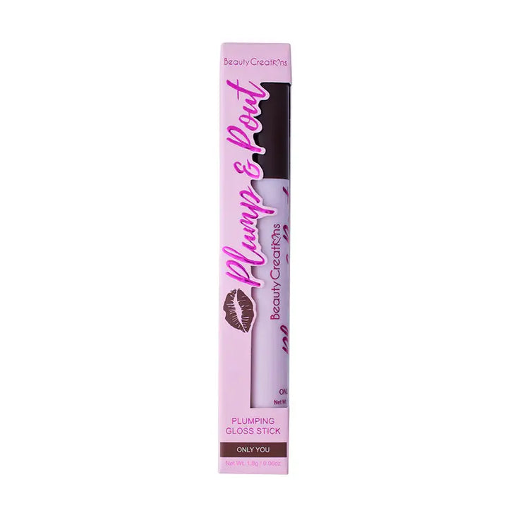 Lipgloss Stick Beauty Creations Plump y Pout Only you