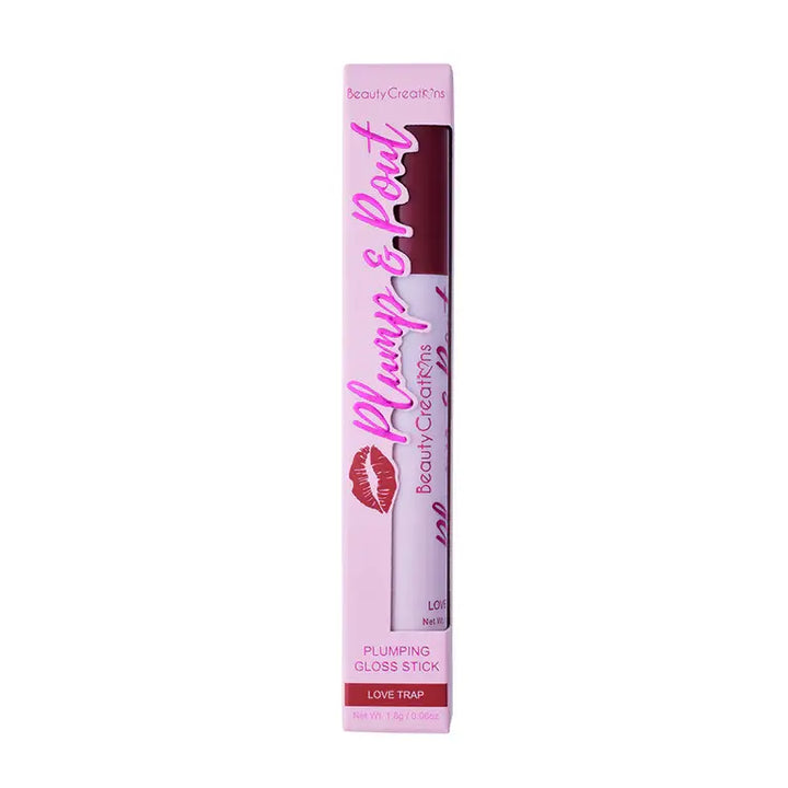 Lipgloss Stick Beauty Creations Plump y Pout Love Trap