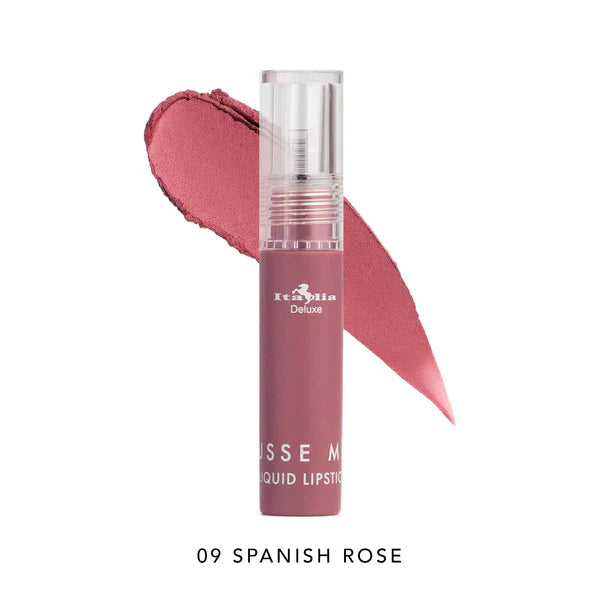 Labial líquido Mousse Matte Italia Deluxe Spanish Rose 09