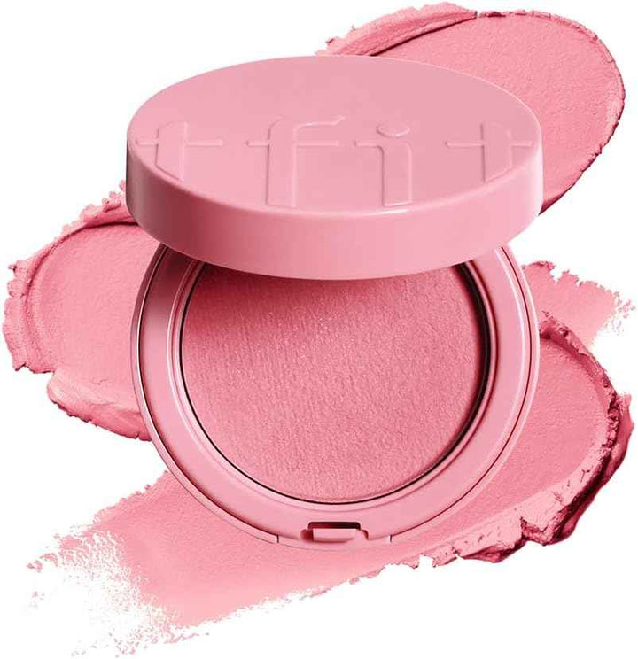 Rubor Tfit Fluffy Velvet Cushion Blush P02 Bloom Pink