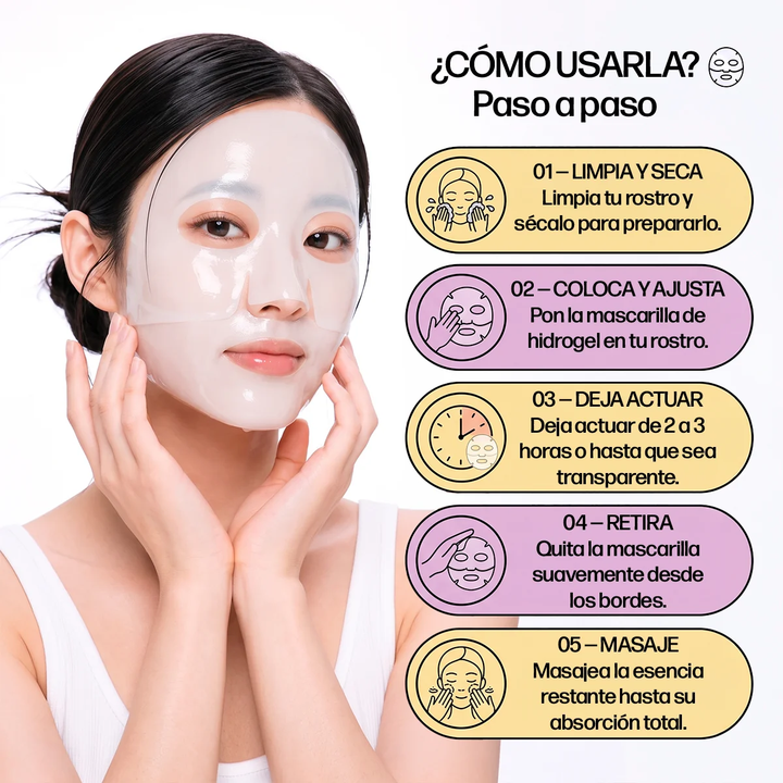 Mascarilla Hidrogel Hayan KBeauty Rice + Niacinamide