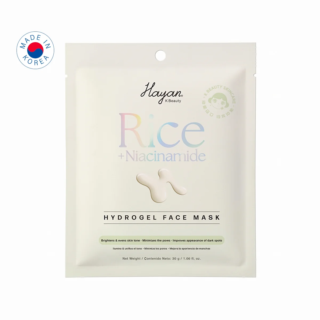 Mascarilla Hidrogel Hayan KBeauty Rice + Niacinamide