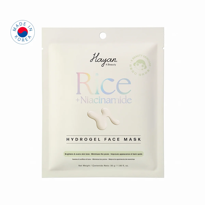 Mascarilla Hidrogel Hayan KBeauty Rice + Niacinamide