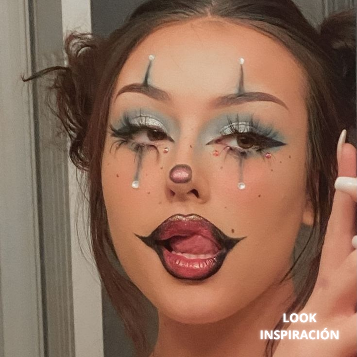 Kit Maquillaje Halloween "Girlie Clown"