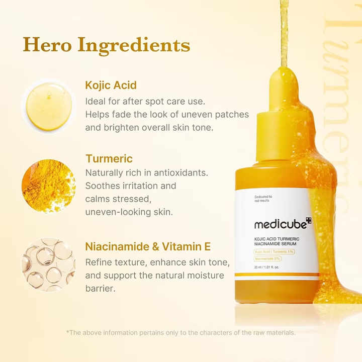 Suero Medicube Kojic Acid Turmeric Niacinamide