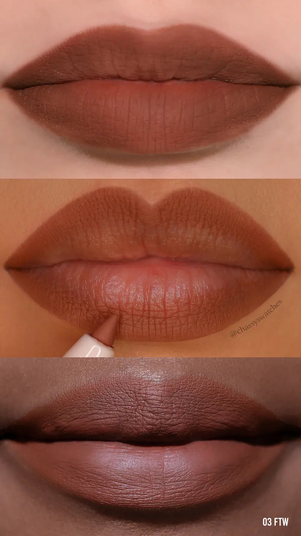 Delineador para labios Retractil Moira Appeal Waterproof 003 FTW