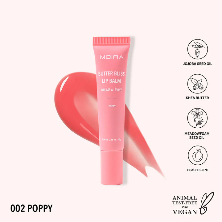 Bálsamo labial Moira Butter bliss 02 Poppy