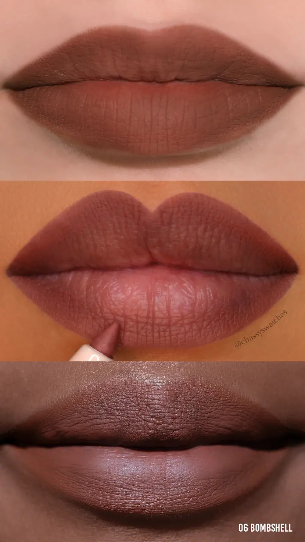 Delineador para labios Retractil Moira Appeal Waterproof 006 Bombsell