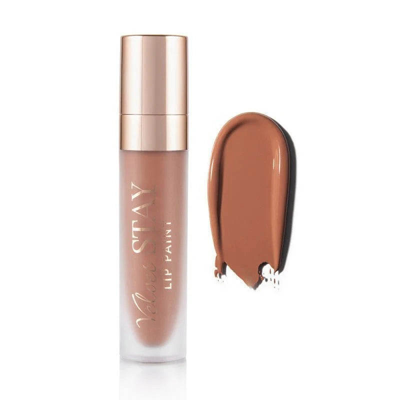Labial líquido mate Beauty Creations Velvet stay Capuccino