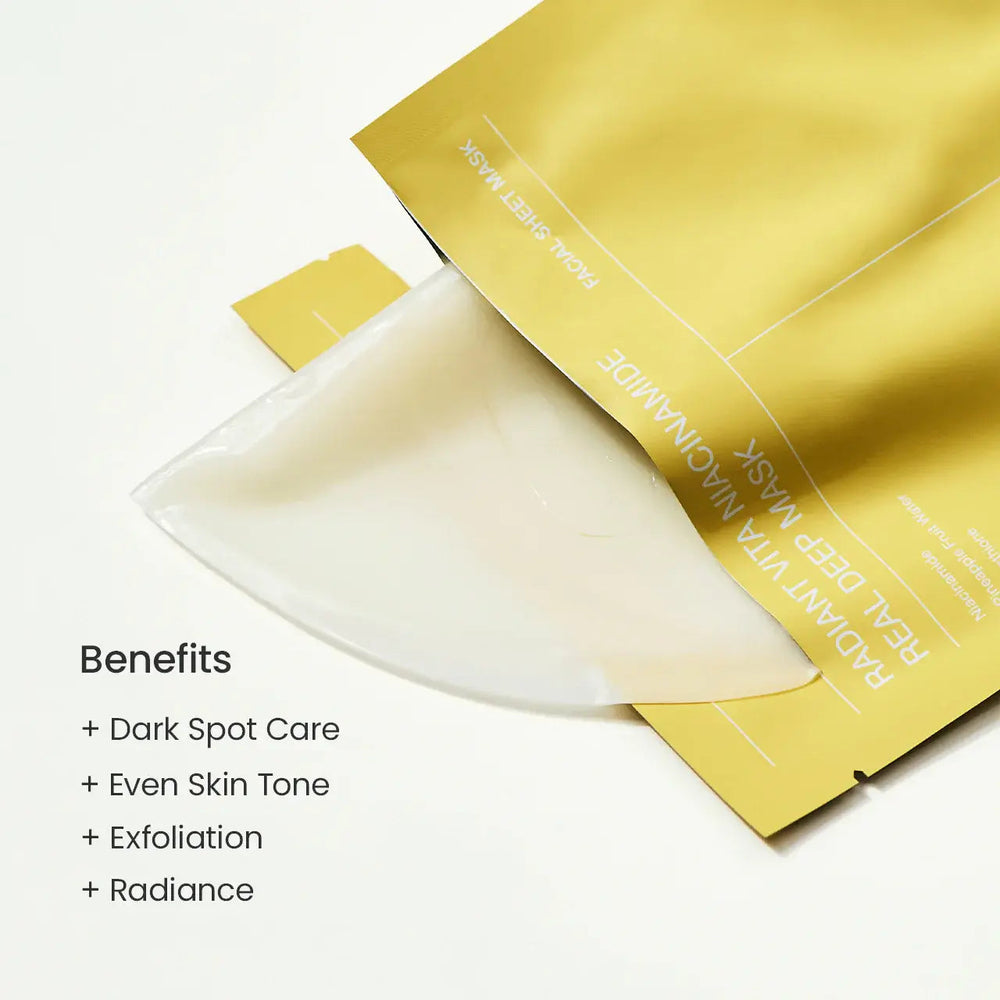 Mascarilla Facial Biodance Radiant Vita Niacinamide 34g Biodance